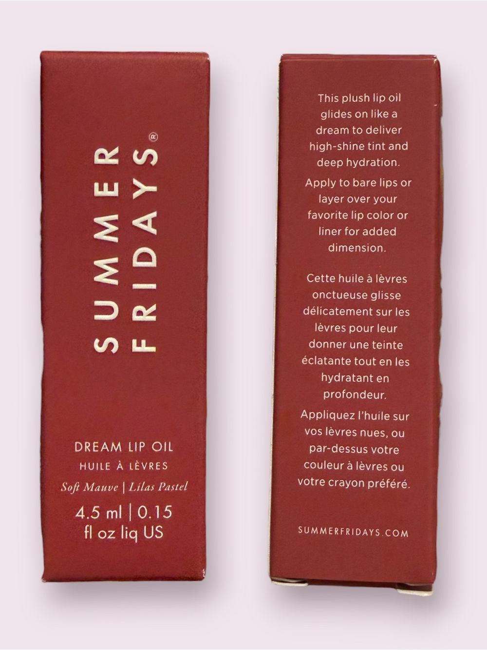 🤎2 for $50🤎 Summer Fridays Dream Lip Oil in Soft Mauve
